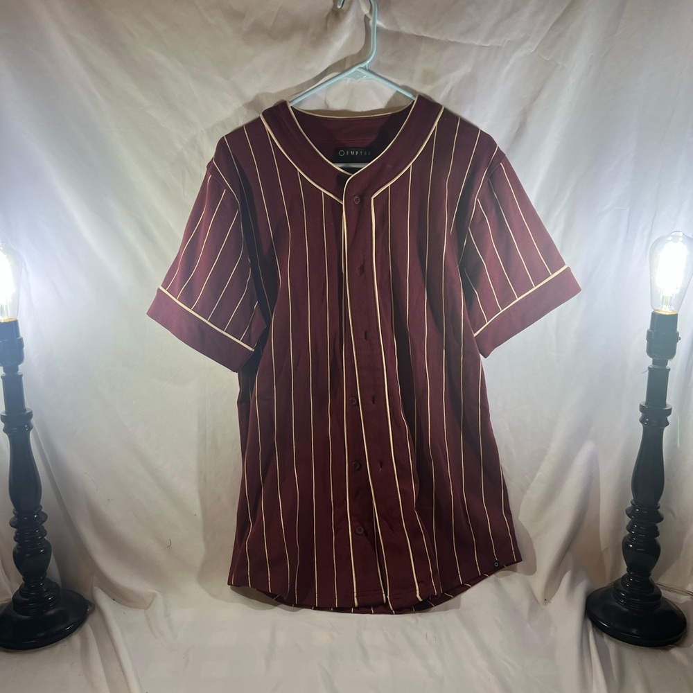 Empyre Burgundy Shirt with Cream Accents